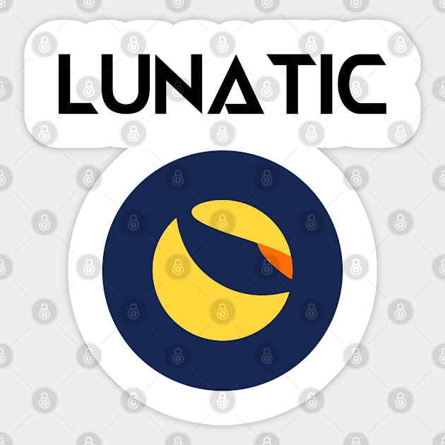 Luna Crypto. Terra Luna Cryptocurrency Sticker by KultureinDeezign